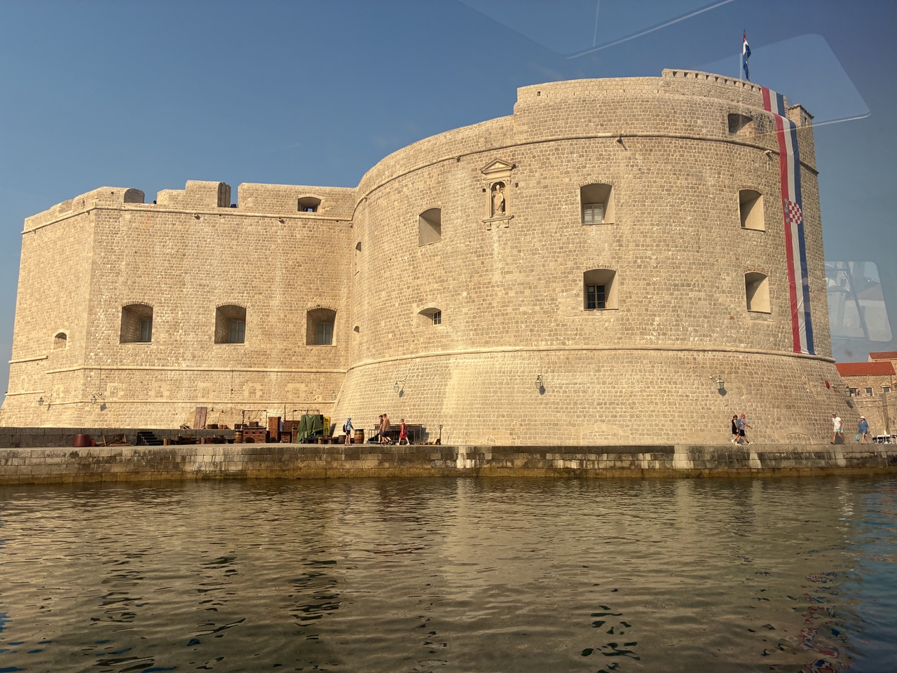 Now a museum, St. John's Fortress once protected Dubrovnik.